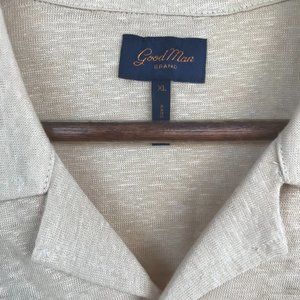 Good Man Short Sleeve Linen Camp Shirt